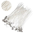 Candle Wicks 6 Inch Cotton Core Candle Making Supplies Pre Tabbed 100pcs