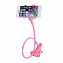 Flexible 360 Clip Mobile Cell Phone Holder Lazy Bed Desk Car Bracket Mount Stand