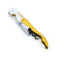 Corkscrew Doubled Hinged Waiters Wine Key Bottle Opener with Foil Cutter