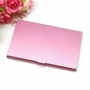 Pocket Stainless Steel Metal Business Card Holder Case ID Credit Wallet