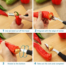 Jalapeno Pepper Corer Cutter Slicer Core Seed Remover Fruit Kitchen Tools
