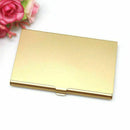 Pocket Stainless Steel Metal Business Card Holder Case ID Credit Wallet