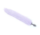 False Fox Tail With Metal Anal-Butt Plug Cosplay Romance Game Funny Toy Games