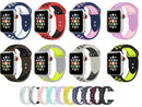 Silicone Sport Band 38mm 42mm For Nike+ Apple Watch Series 1 2 3 4 5 6 SE