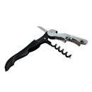 Corkscrew Doubled Hinged Waiters Wine Key Bottle Opener with Foil Cutter