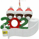Personalized Christmas Hanging Ornament 2020 Mask Toilet Paper Xmas Family Gift