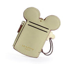 MOUSE SHAPE NAME ID CARD HOLDER BADGE WALLET PURSE NECK LANYARD