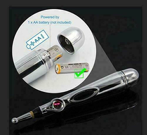 Meridian Acupuncture Pen 3 Massage Head Energy Pain Therapy Relief Heal