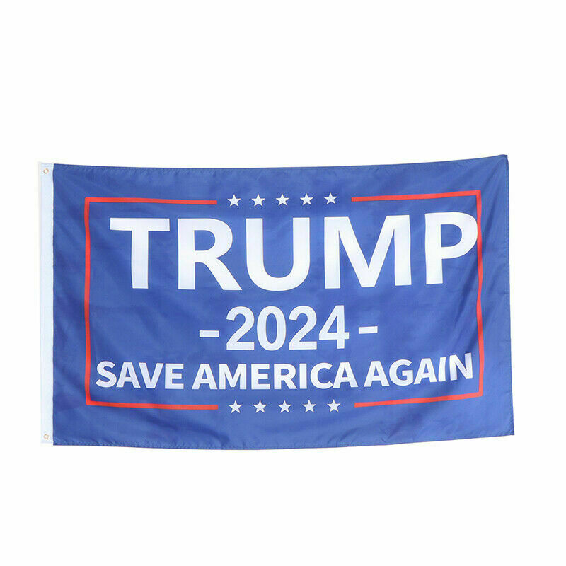 Trump 2024 Save America Again Donald MAGA KAG Republican Conservative Flag USA