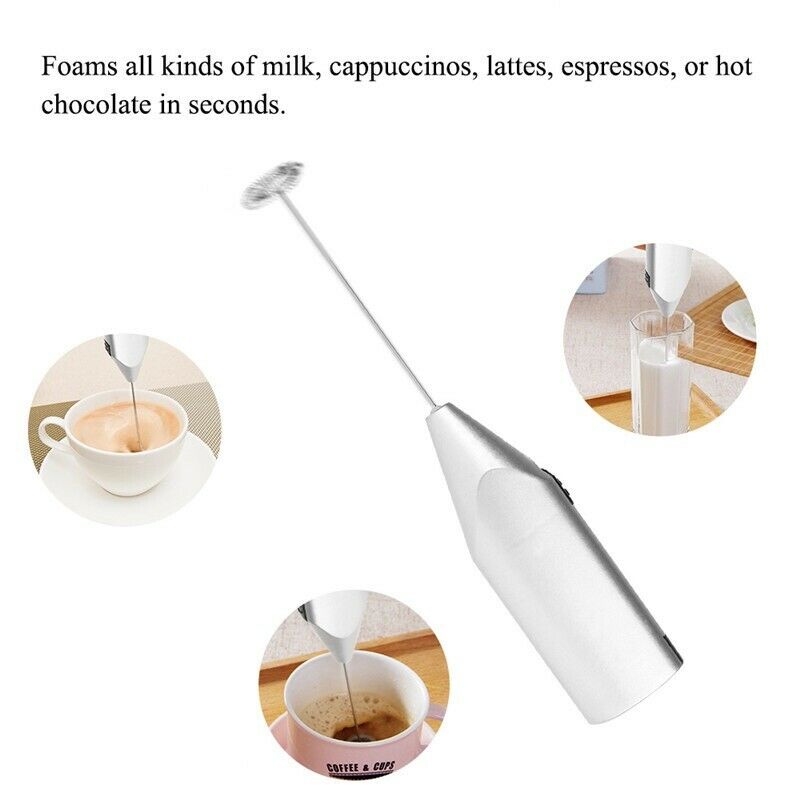 Frother Electric Milk Mixer Drink Foamer Coffee Egg Beater Whisk Latte Stirrer