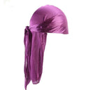 Premium Silky Satin Durag Men's Cap Hat Doo Rag Biker Smooth Head Wrap