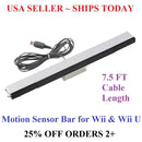 Wired Infrared Sensor Bar for Nintendo Wii Wii U Remote USA Seller