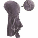 Women Men Unisex Velvet Durag Hat Cap Premium Designer Doo Rag Wave Biker Dance