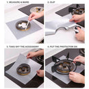 Gas Range Stove Top Burner Cover Protector Reusable Liner Clean Cook Non-Stick