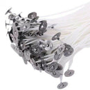 Candle Wicks 6 Inch Cotton Core Candle Making Supplies Pre Tabbed 100pcs