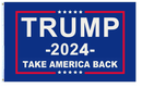 Trump 2024 Take America Back Flag Donald MAGA KAG Republican Conservative USA