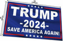 Trump 2024 Save America Again Donald MAGA KAG Take America Back Flag USA