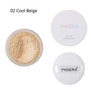 Phoera Translucent Loose Setting Face Powder Makeup Foundation Smooth Full Size