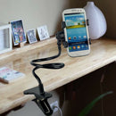 Flexible 360 Clip Mobile Cell Phone Holder Lazy Bed Desk Car Bracket Mount Stand