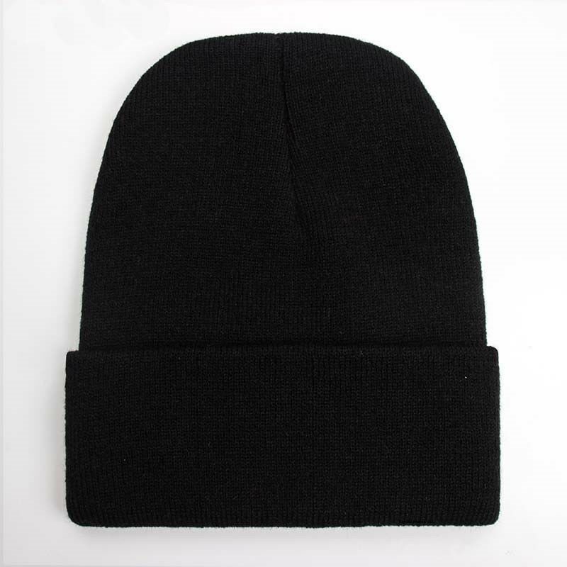 Beanie Hat Cap Cuff Plain Knit Ski Skull Winter Warm Slouchy Men Women Unisex