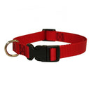 Dog Pet Adjustable Nylon Collar Small Medium Large XL With Buckle Puppy