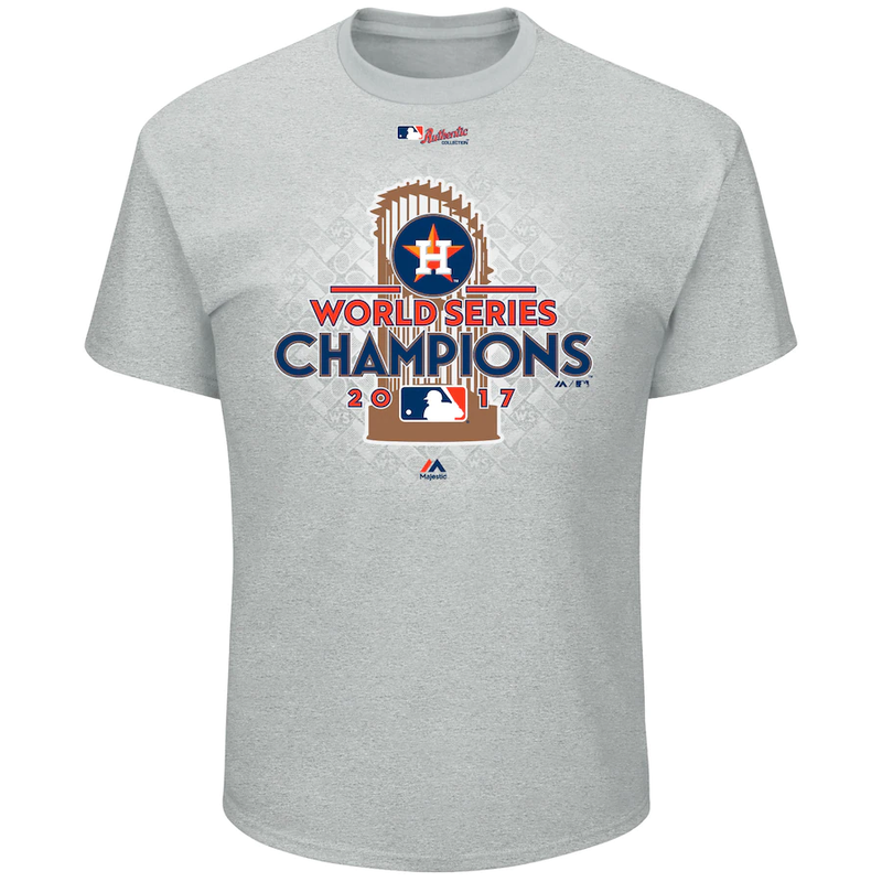 Houston Astros Majestic Men's 2017 World Series Champions Locker Room T-Shirt XL