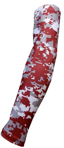 Compression Sports Arm Sleeve Digital Camo Baseball Football Basketball Sleeves
